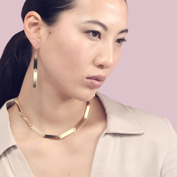 Collana catena piatta Lux