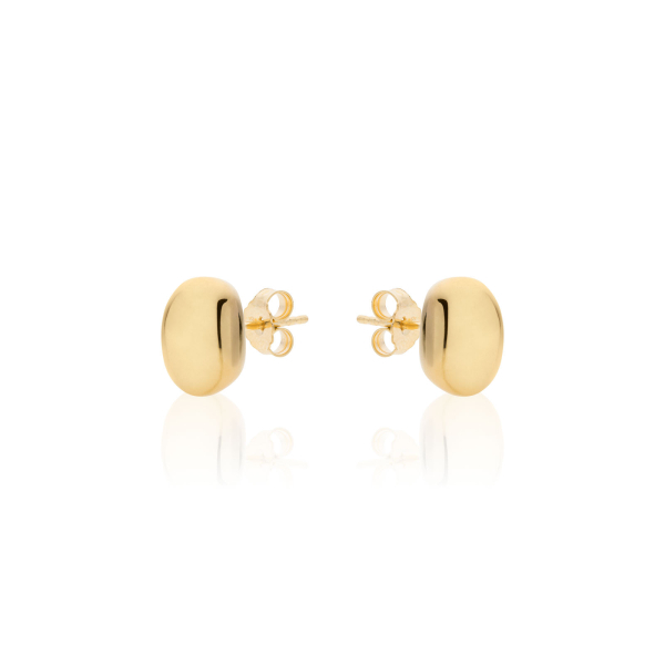 Orecchini in argento dorato mini Boule
