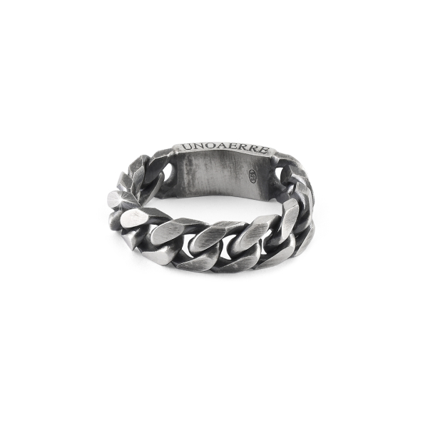 Anello in argento naturale