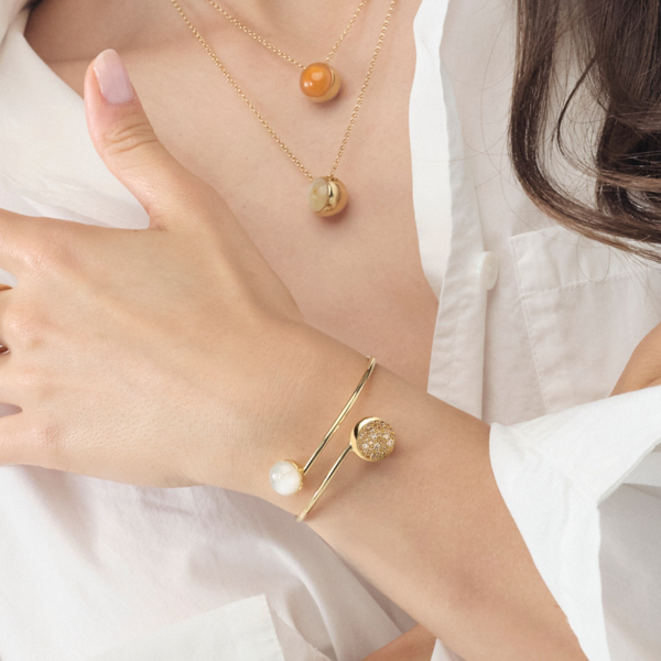 Bracciale Gea con quarzo e zirconi