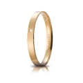 Yellow gold engagement ring
