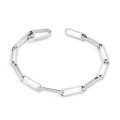 Paperclip chain bracelet