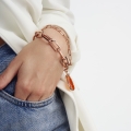 Bracelet with amber crystal