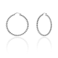 Gold-plated earrings with bead tube