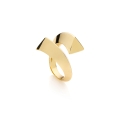 Golden contrarié ring
