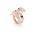 Pink spiral ring 