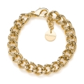 Golden chain bracelet