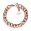 Golden rose chain bracelet