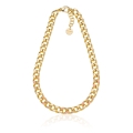 Collana groumette smalto beige e arancio