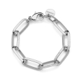 Bracciale catena argentata 