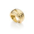 Anello a fascia dorato