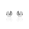 Cerchietti bombati in argento Boule