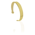 Bracciale rigido aperto dorato
