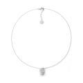 Collana in argento e zirconi
