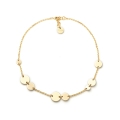 Collana con medagliette dorata