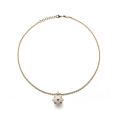 Collana Mine Charm Bianco Latte Piccolo