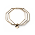 Bracciale dorato 3 bangle
