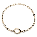 Collana maxi chiusura dorata