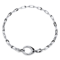 Collana maxi chiusura argentata