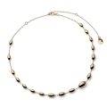 Collana Boule in argento dorato