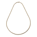 Collana catena spiga dorata