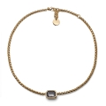 Collana Joya cristallo grigio