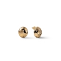 Orecchini Boule in Argento Dorato con Zirconi