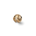 Anello Boule in Argento Dorato con Zirconi