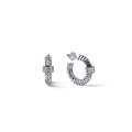 Orecchini Premium in Argento e Pavé