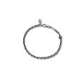 Bracciale Forzatina Micro in Argento Brunito