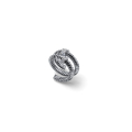 Anello Premium in Argento e Pavé