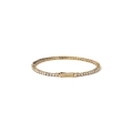 Bracciale Tennis in Argento Dorato