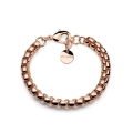 Pink box chain bracelet