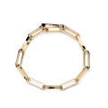 Bracciale paperclip dorato