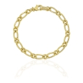 Bracciale dorato catena fantasia