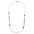 Twisted Chain Joya Necklace with Tiger's Eye