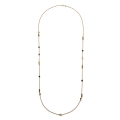 Collana Lunga Joya con Onice e Occhio di tigre