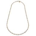 Paperclip long necklace