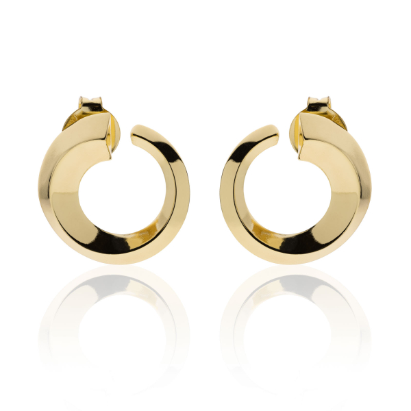 Gold-plated women earrings