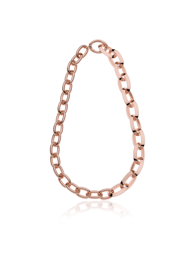 Collana con maglie ovali 