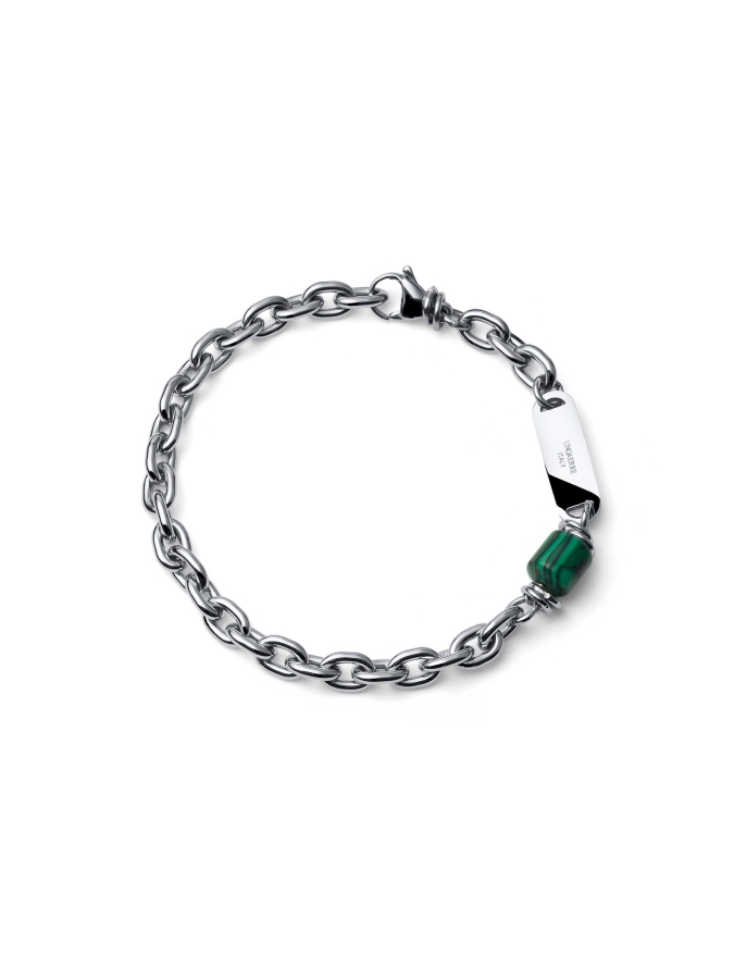 Aeternum Bracelet with Malachite