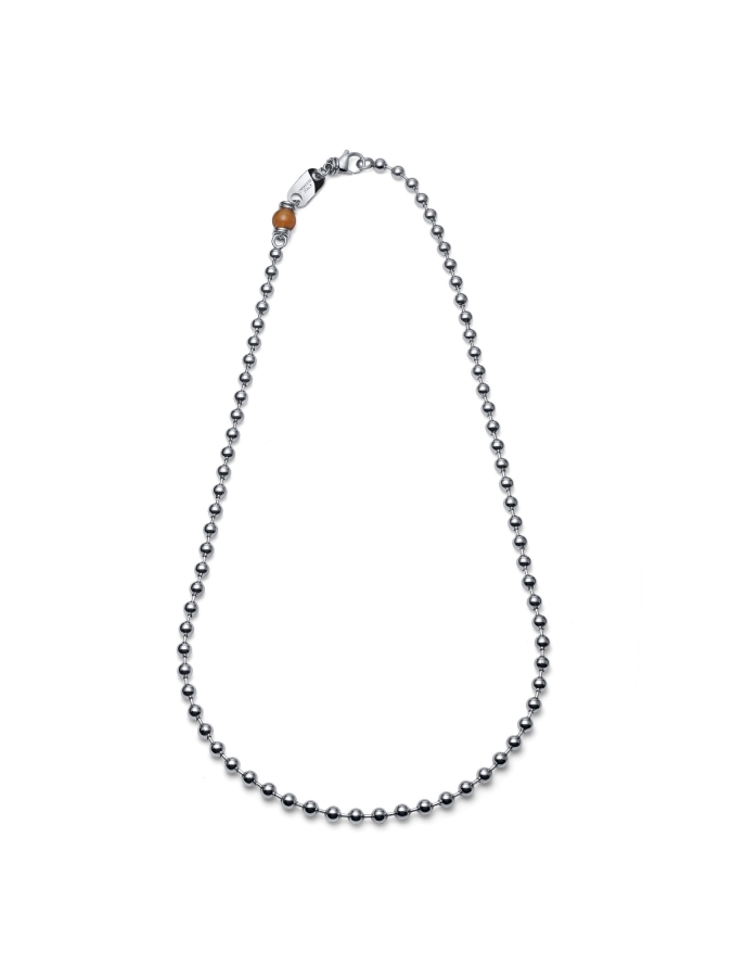 Aeternum Bead Chain Necklace with Agate