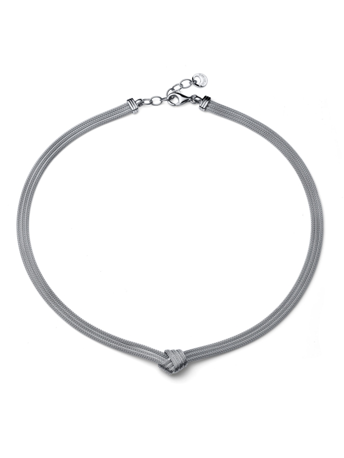 Collana Luce con Nodo in Argento