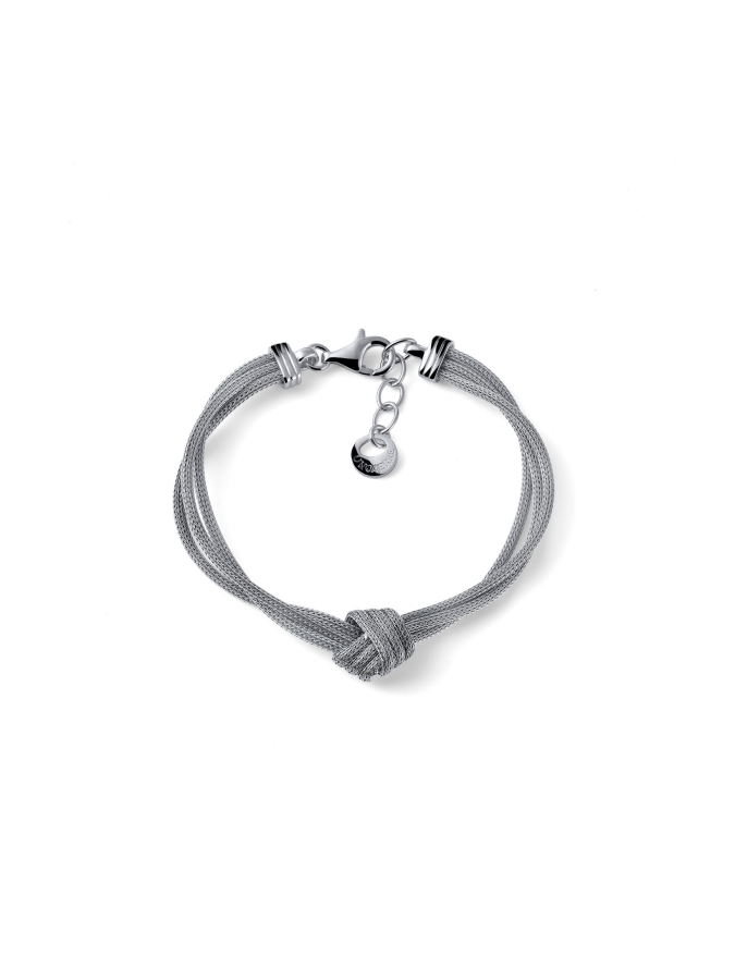 Bracciale Luce con Nodo in Argento