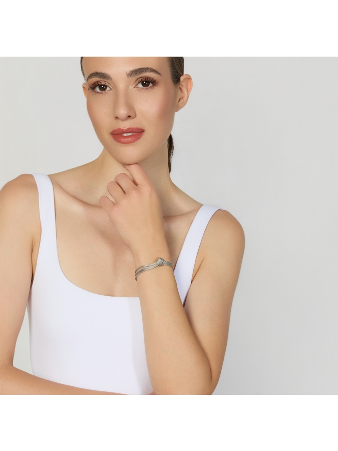 Bracciale Luce con Nodo in Argento