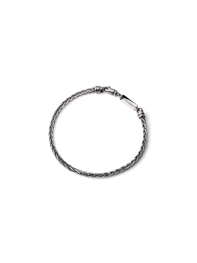 Bracciale Spiga in Argento Brunito