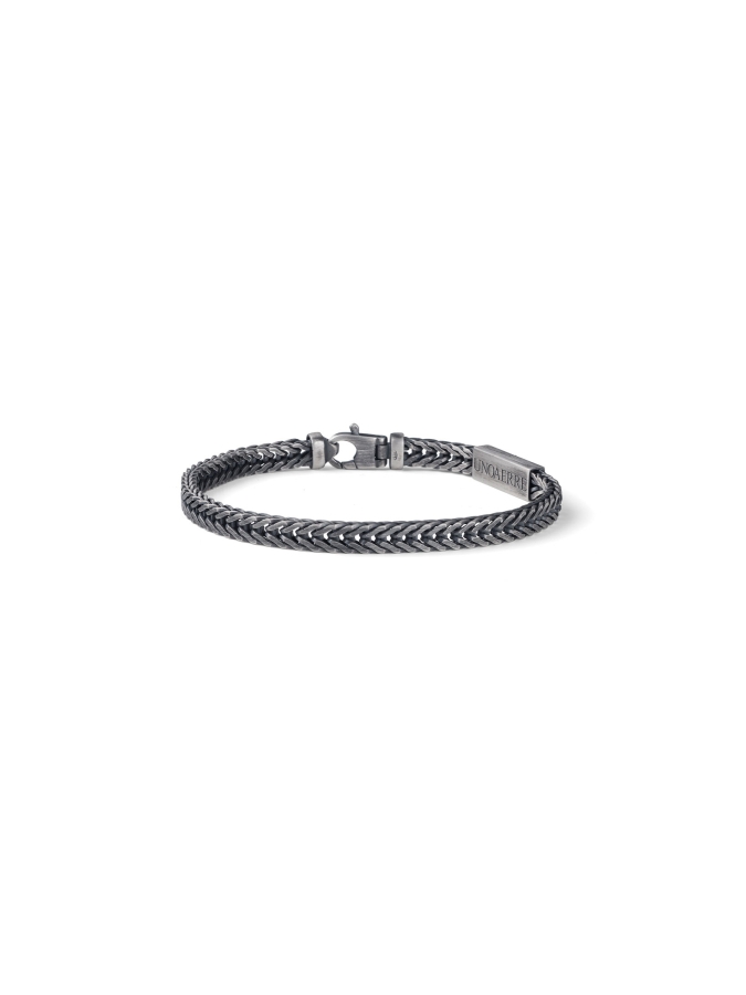Bracciale Coda di Volpe in Argento Brunito