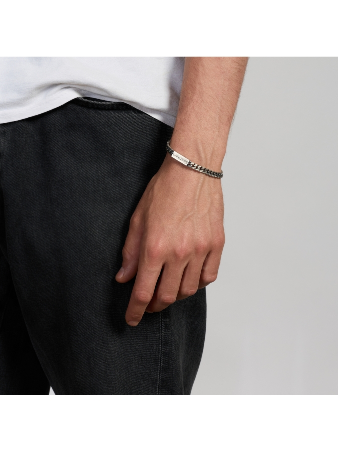 Bracciale Grumetta in Argento Brunito
