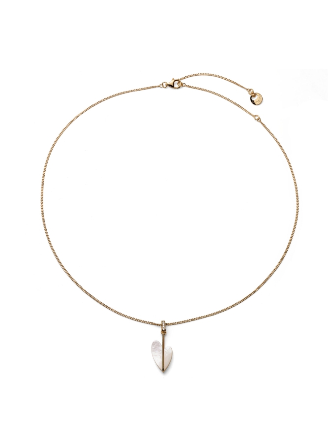 Collana Legami con Cuore in Madreperla