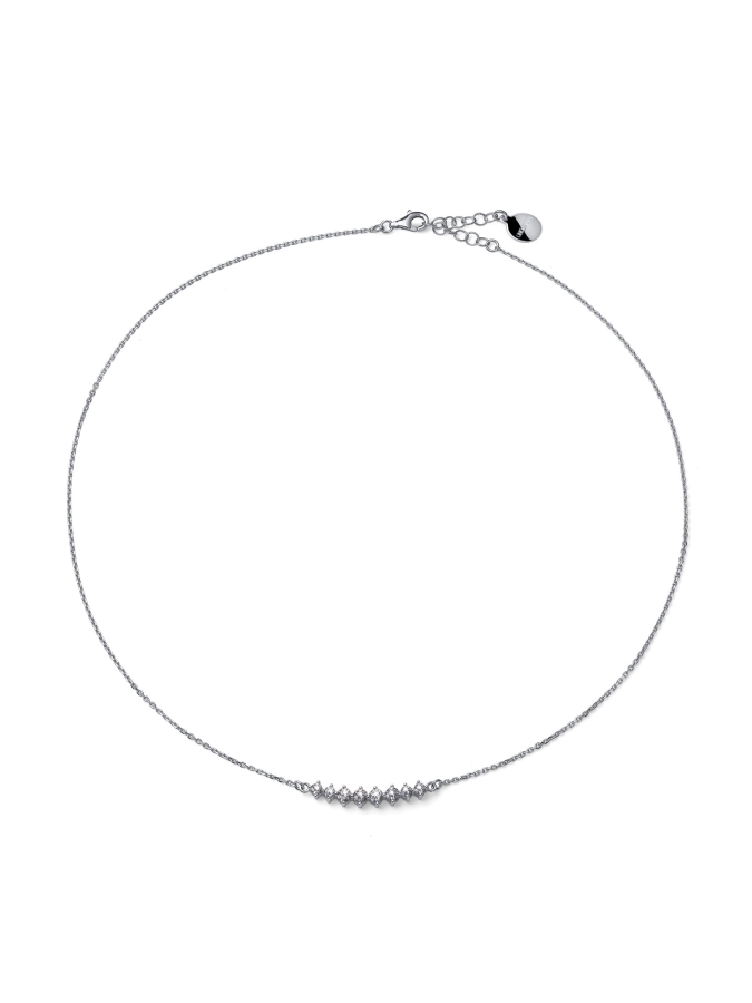 Collana Luxury con Barretta di Zirconi